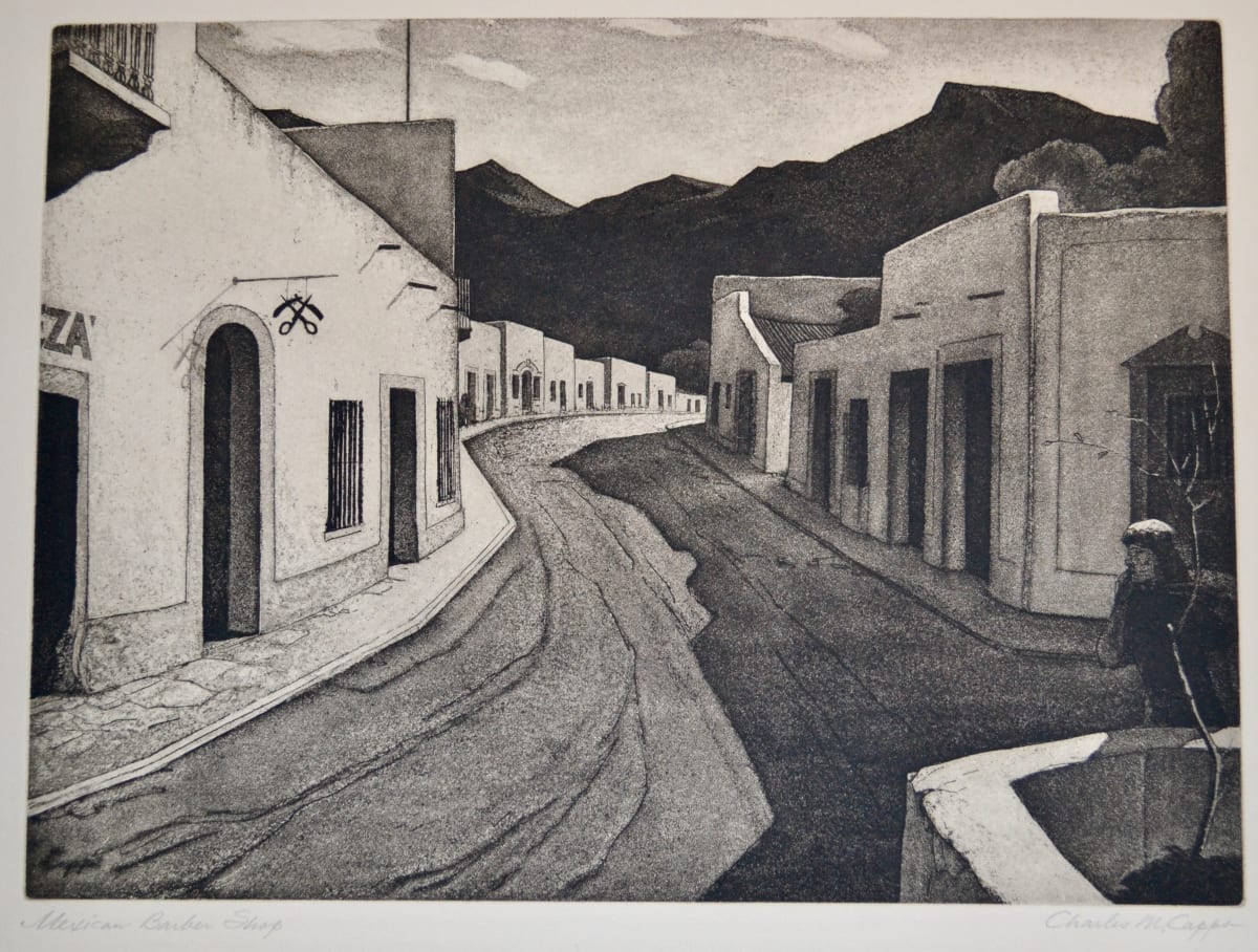 Mexican Barber Shop by Charles Capps, Image 10.