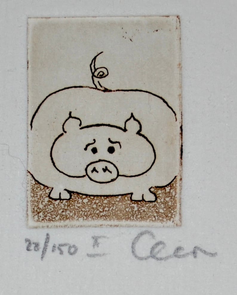 Untitled (Pig) by Unknown "Ceco" 