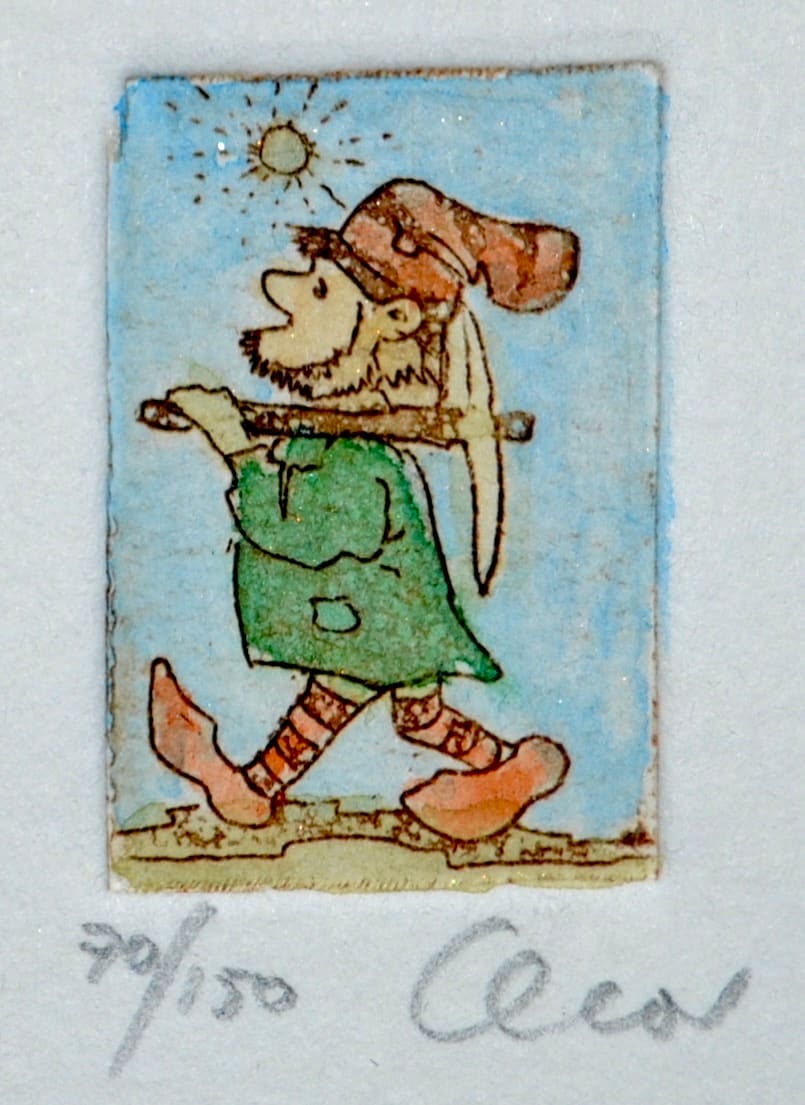 Untitled (Gnome Miner) by Unknown "Ceco" 