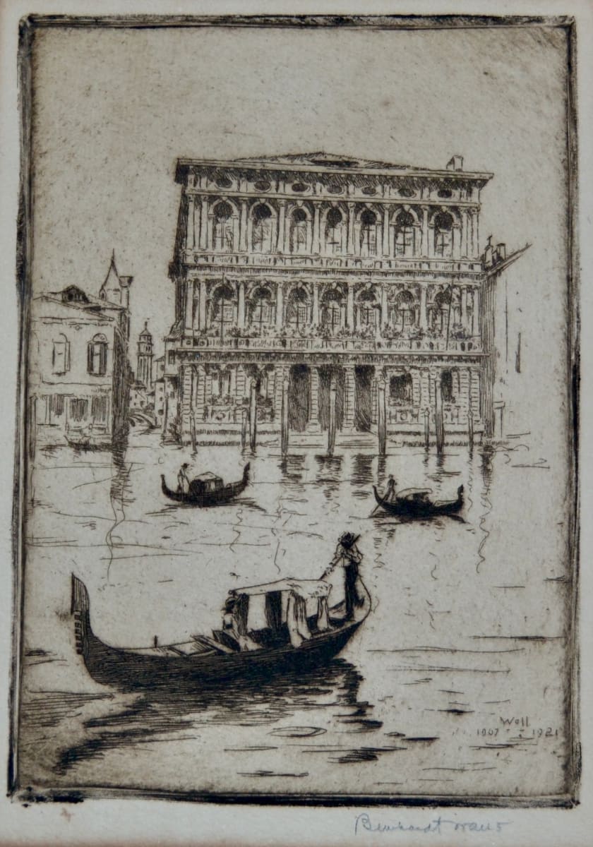 Browning's Home by Bernhardt Wall 