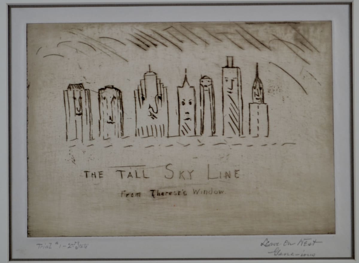The Tall Sky Line from Therese's Window by Unknown 