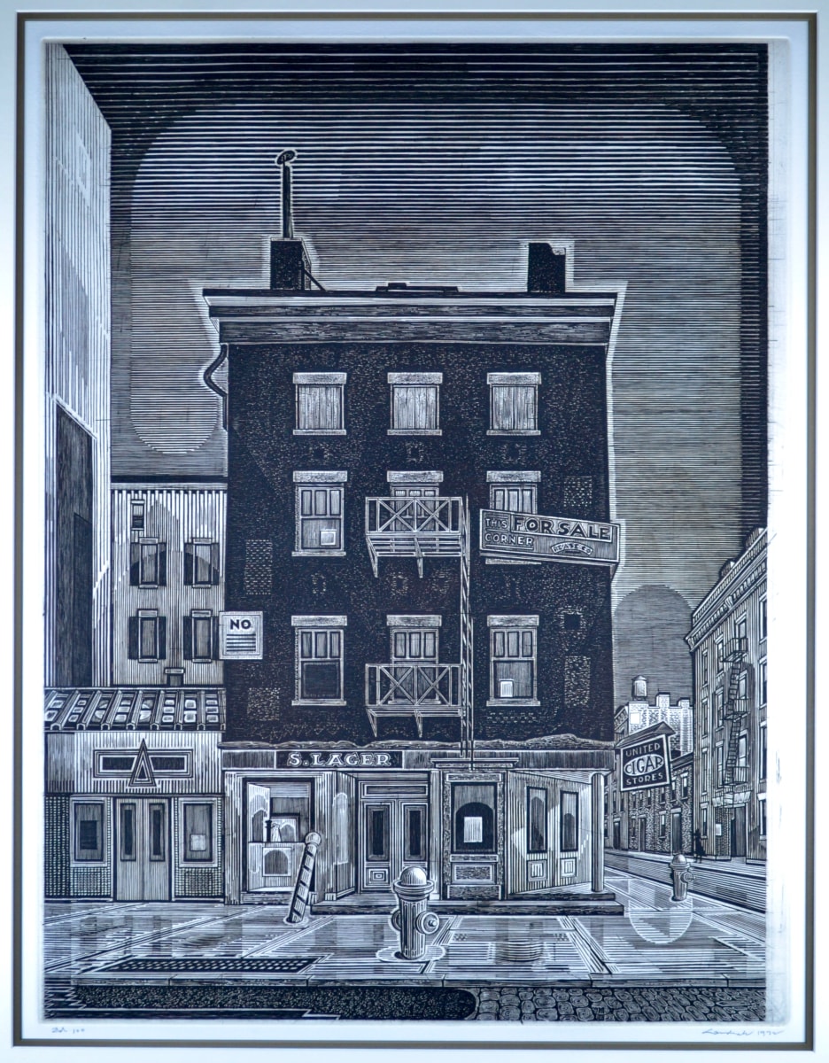 Black House, Bleeker Street by Armin Landeck 