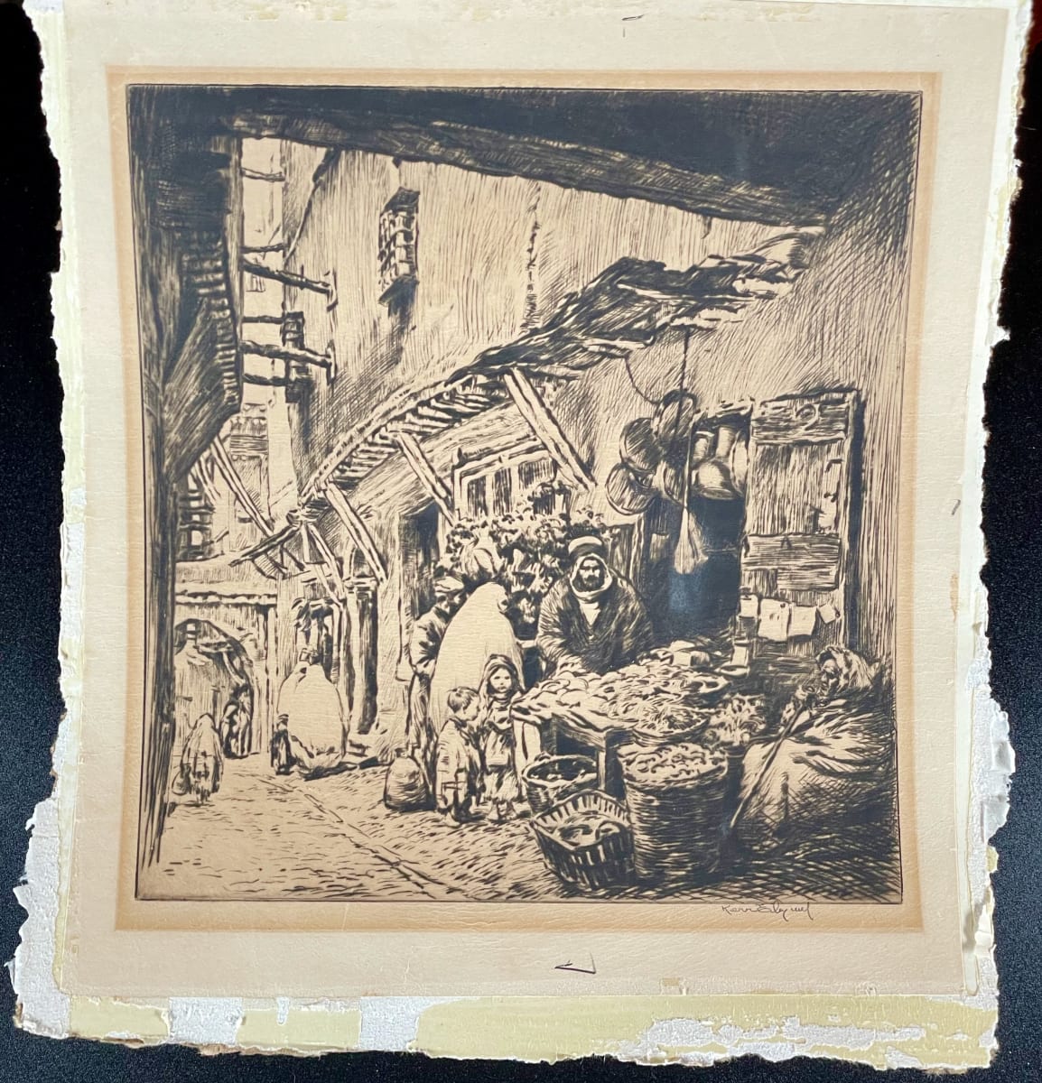 Shops in the Kasbah by Kerr Eby 