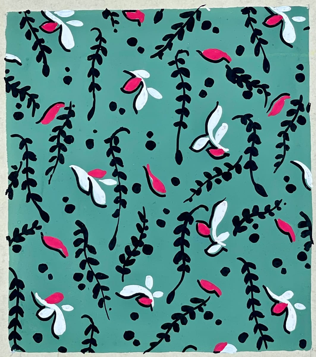 Untitled (fabric or textile design) by Arthur Litt 