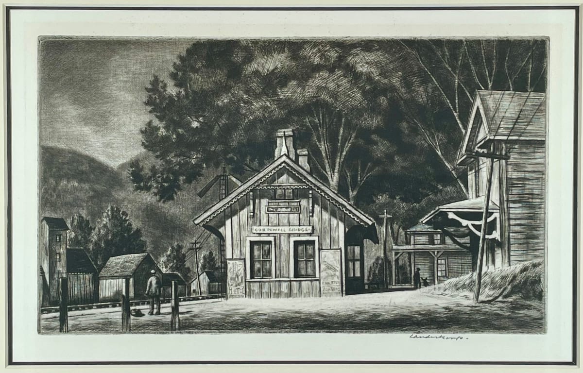 Corwall Bridge Station by Armin Landeck, Image 1.