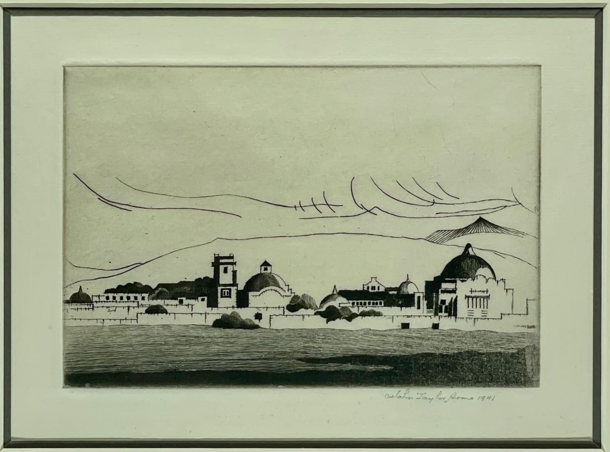 Puebla (sketch) by John Taylor Arms 