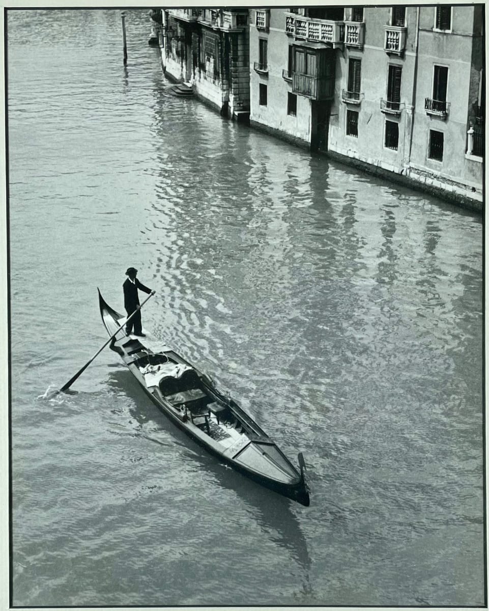 Untitled (Gondola for hire) by Unknown (attributed to Norman Gordon) 