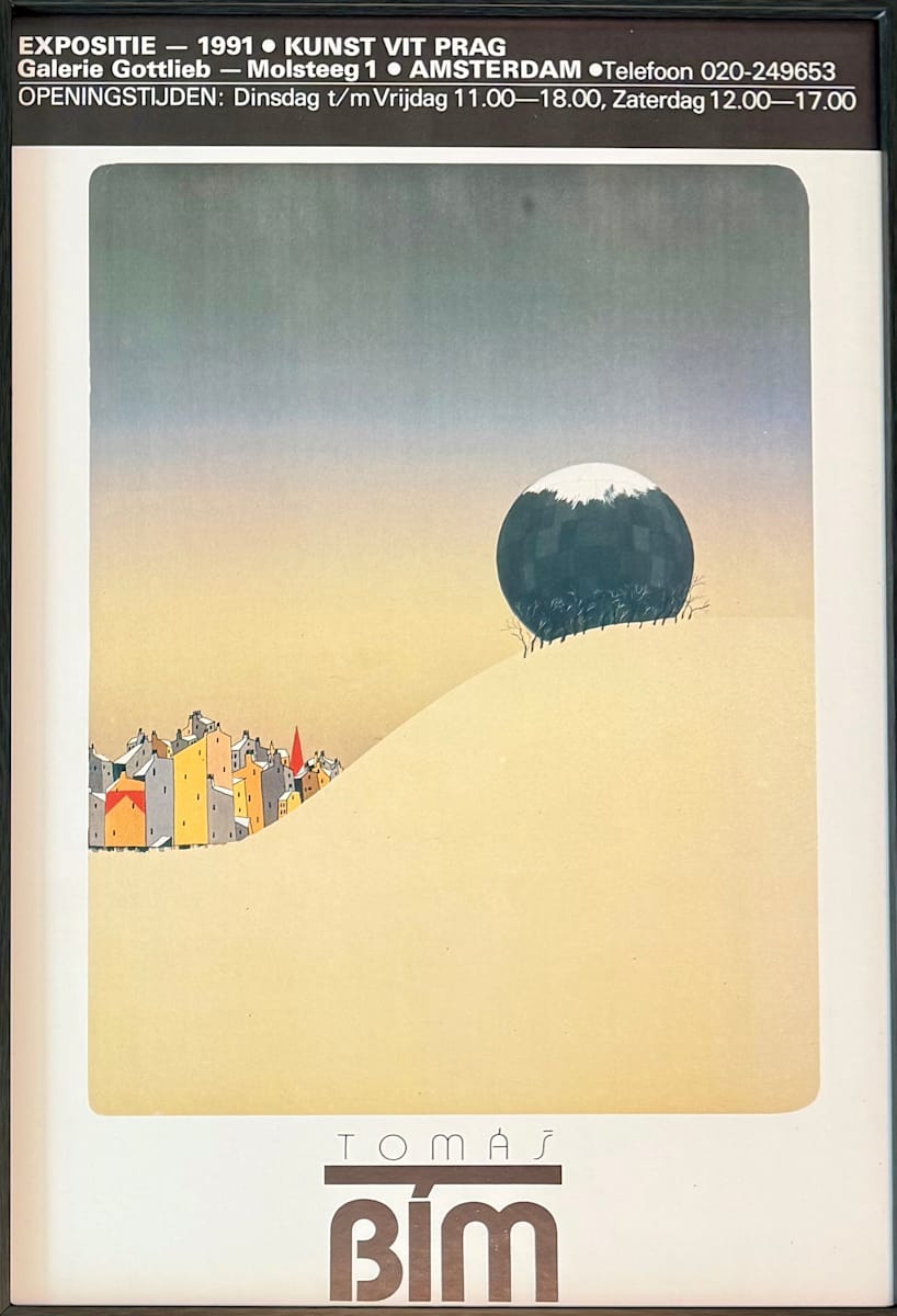 Exhibition Poster (Tomas Bim artwork at Galerie Gottlieb, Amsterdam) by Unknown, Image 3.