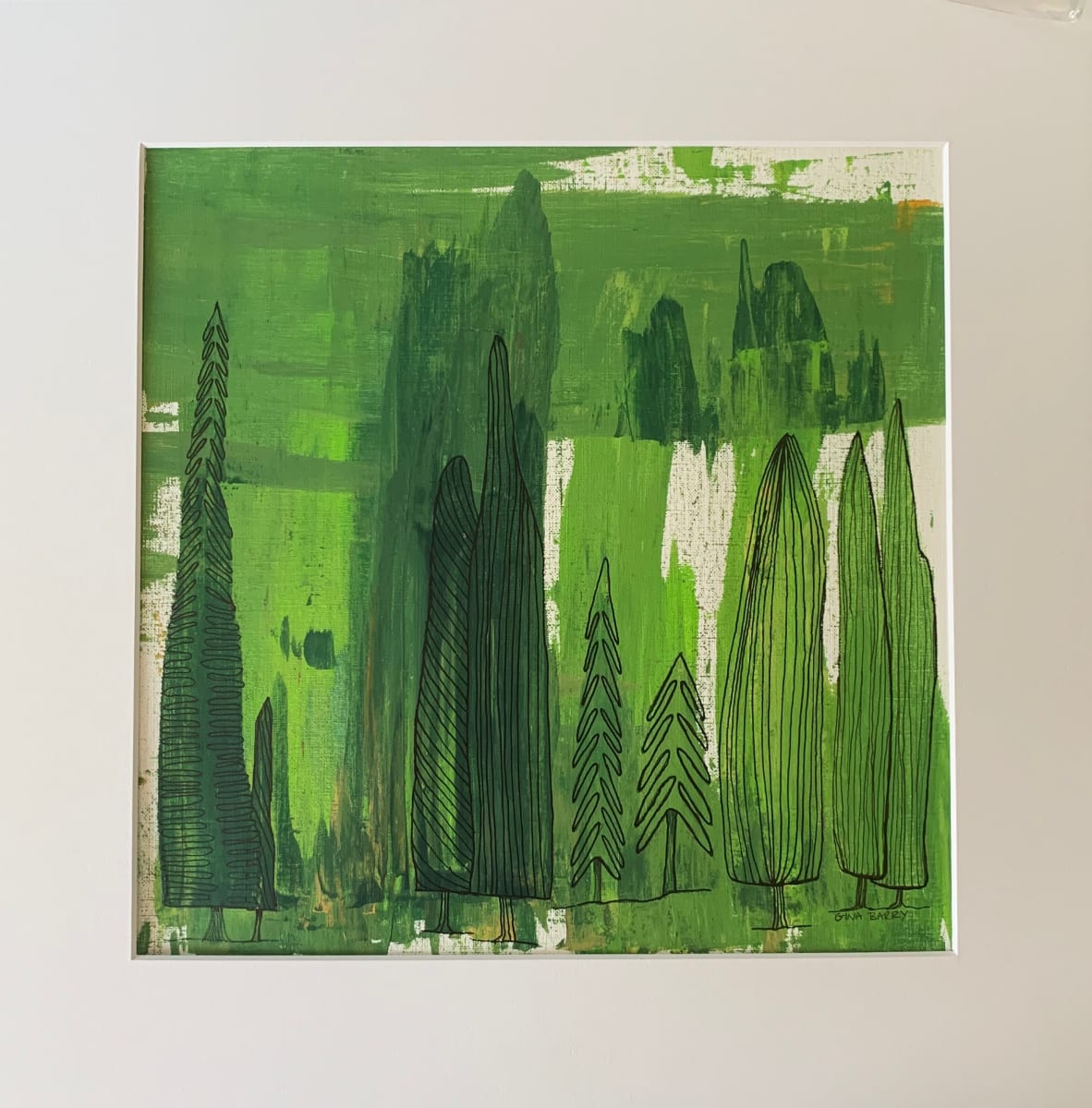 Green Line Up by Gina Barry 