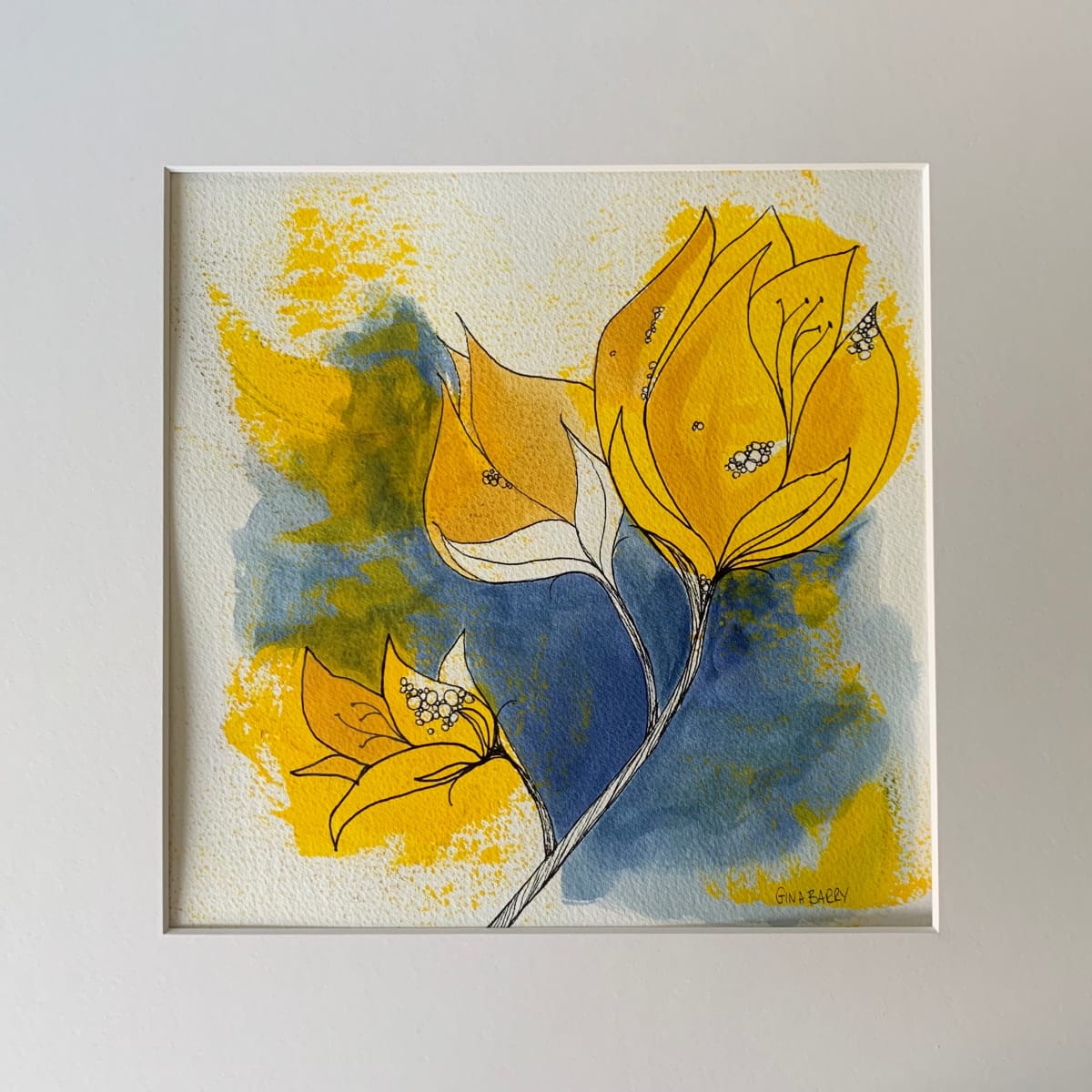 Golden Flower by Gina Barry 