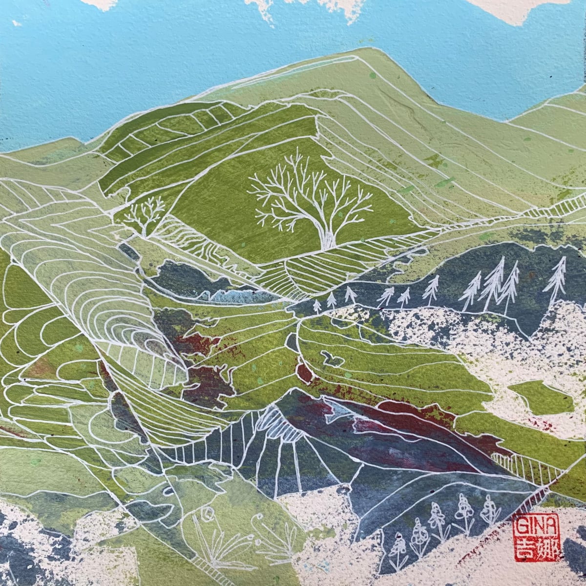 Never Summer Cascase Mountain by Gina Barry, Image 2.