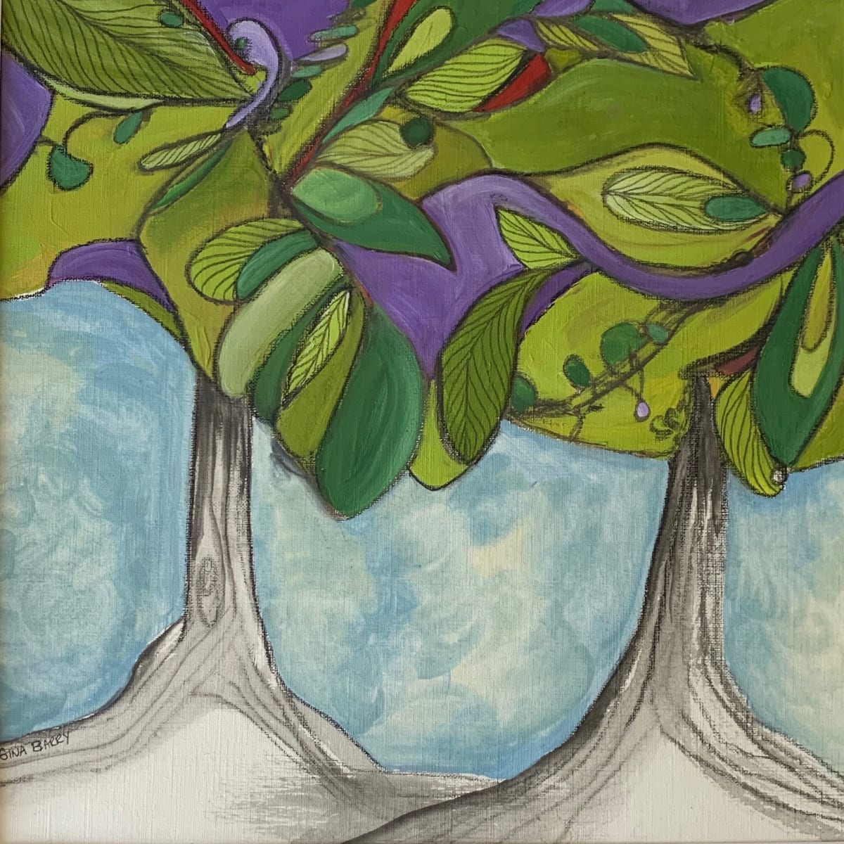 Two Wild Trees by Gina Barry 