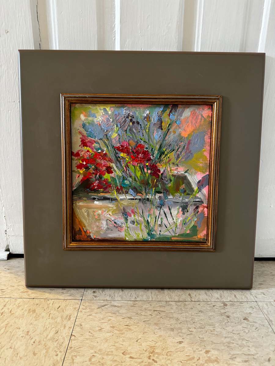 Flower Box Plein Air by sharon jiskra brooks, Image 1.
