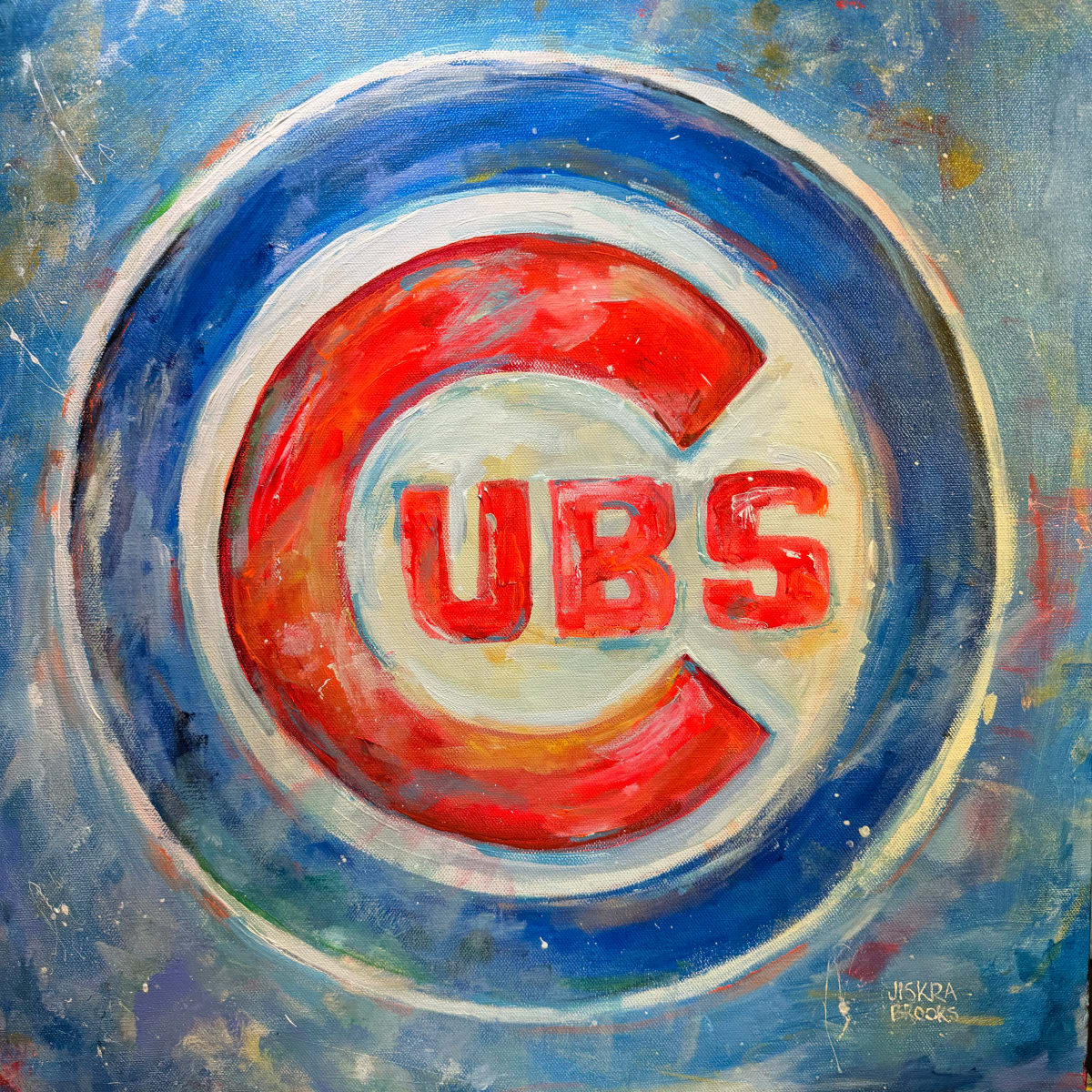 Let’s Go Cubs by sharon jiskra brooks 