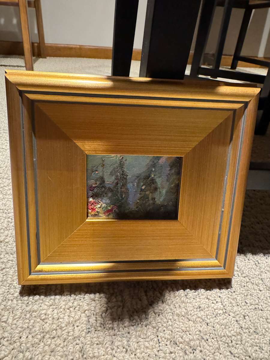 Gold Framed Mini 1 by sharon jiskra brooks 