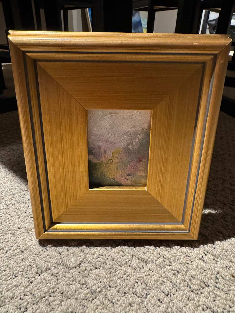 Gold Frame Mini 2 by sharon jiskra brooks 