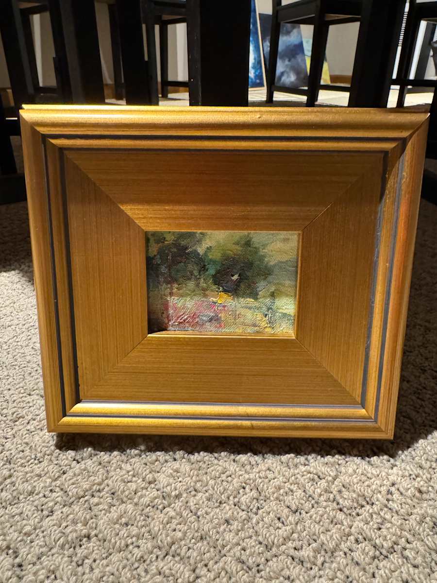Gold Frame Mini 3 by sharon jiskra brooks 