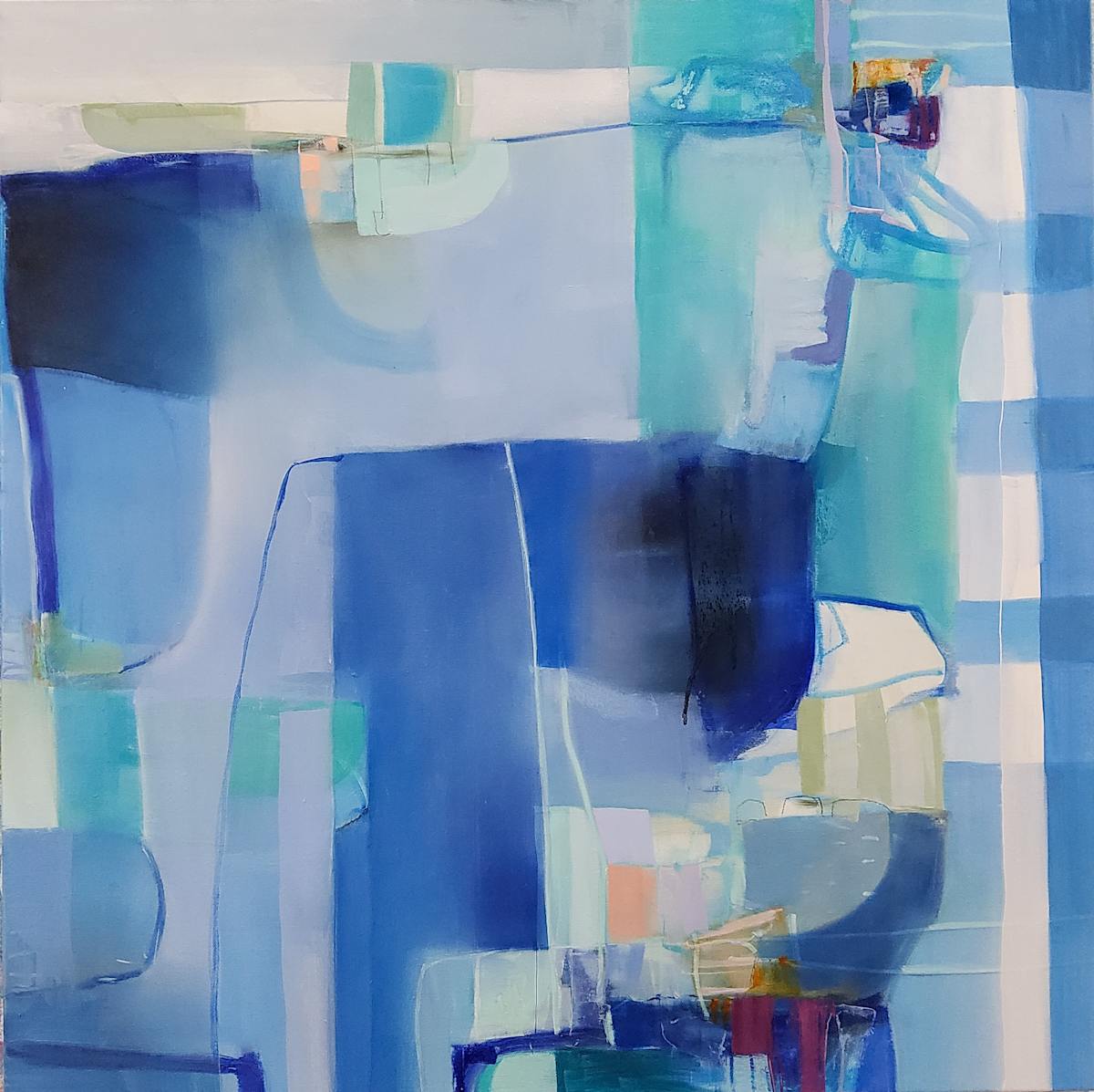 A Glimpse of a Moonlight Garden by Wendy Franklin 