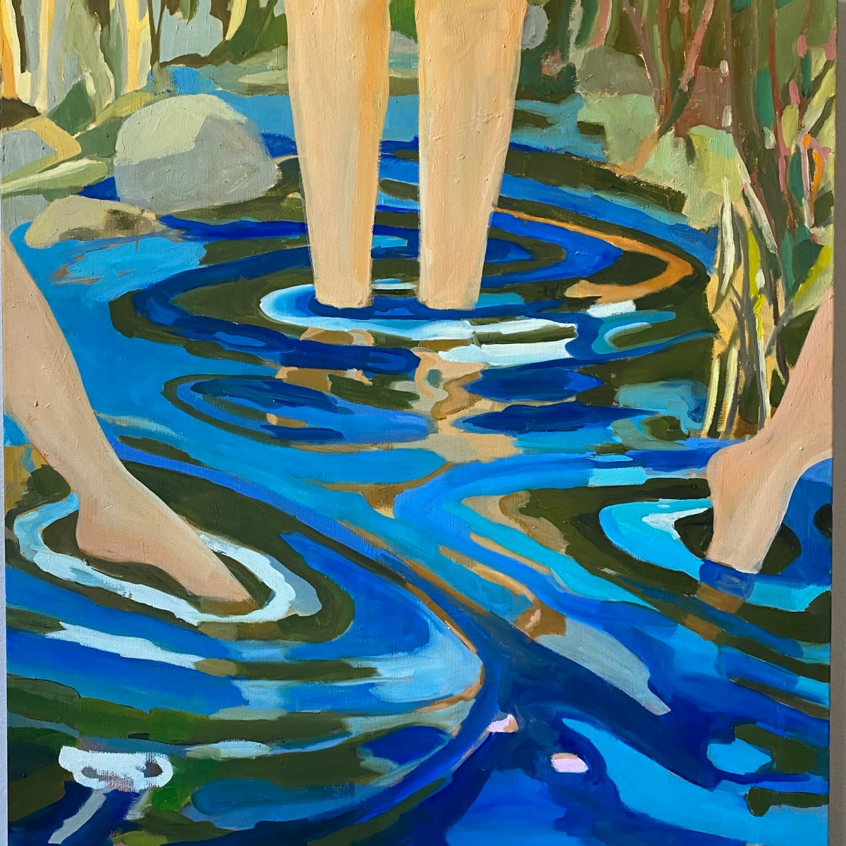 Bathers by Monica E Carroll 
