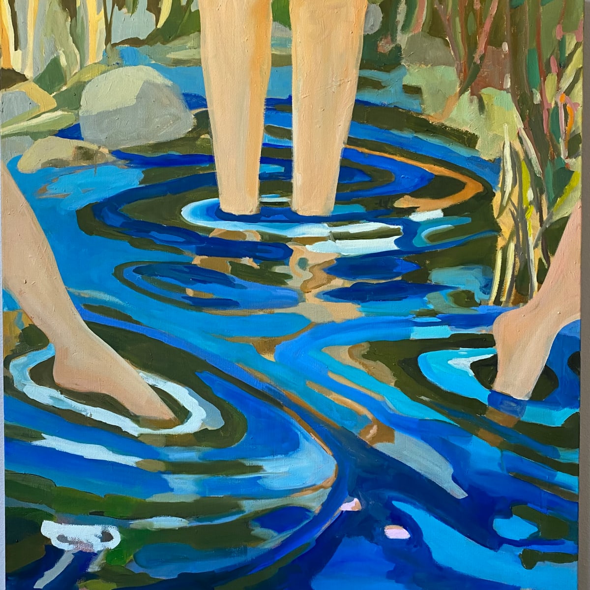 Bathers by Monica E Carroll 