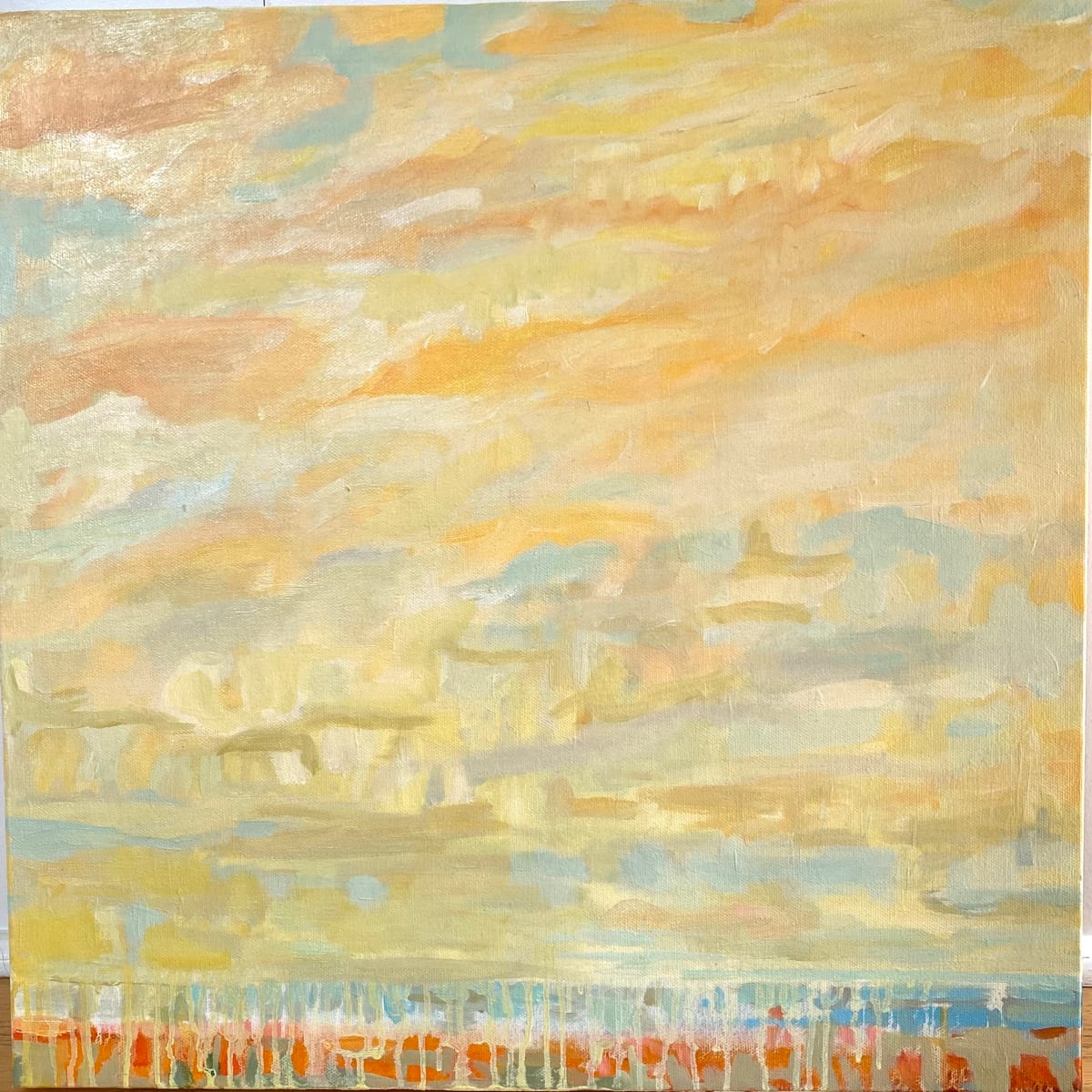 Salt,Sky, Water #4 by Monica E Carroll 