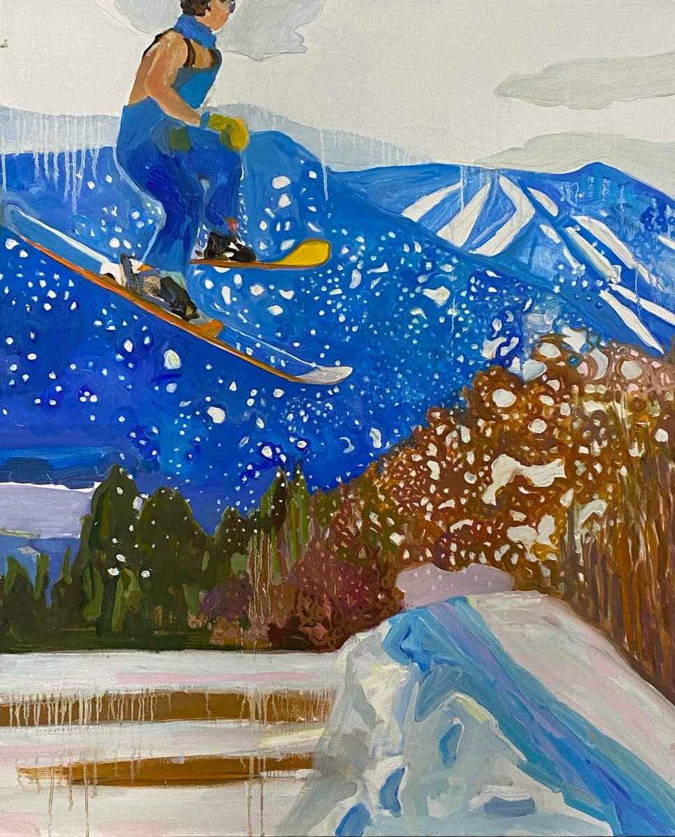 802 Spring Ski by Monica E Carroll 