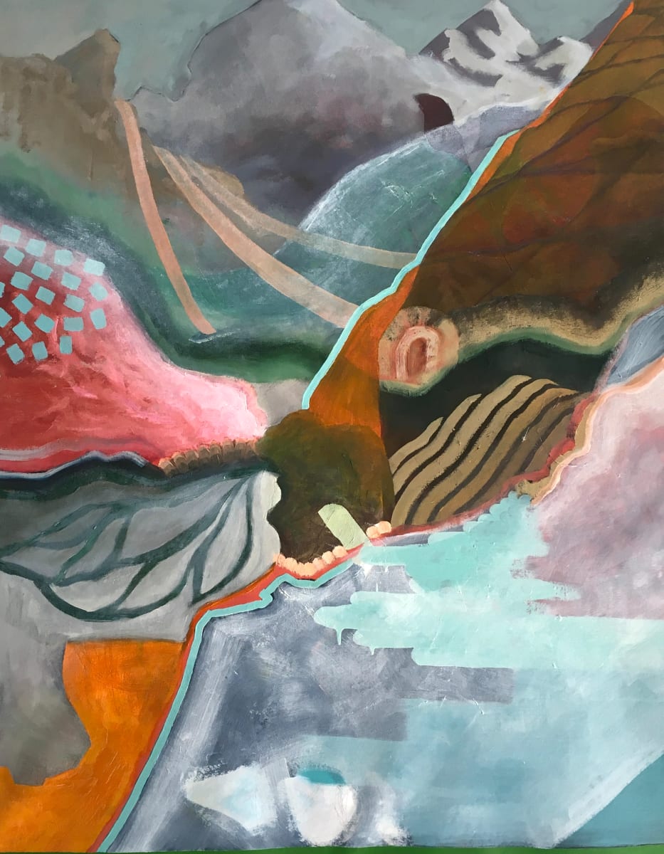 Abstract Fantasy Landscape: From Within by Jen Chau 