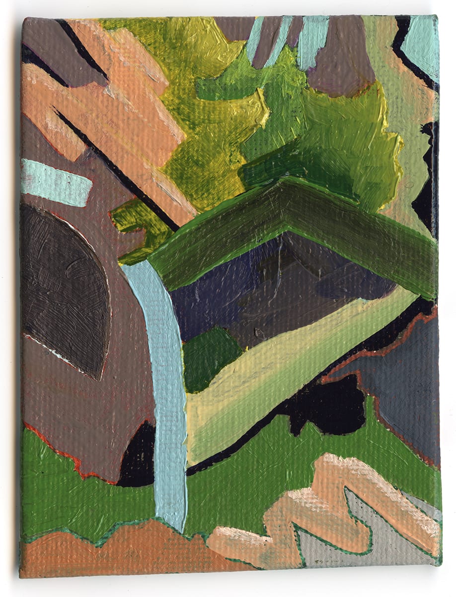 Abstract Fantasy Landscape study VIII by Jen Chau, Image 1.