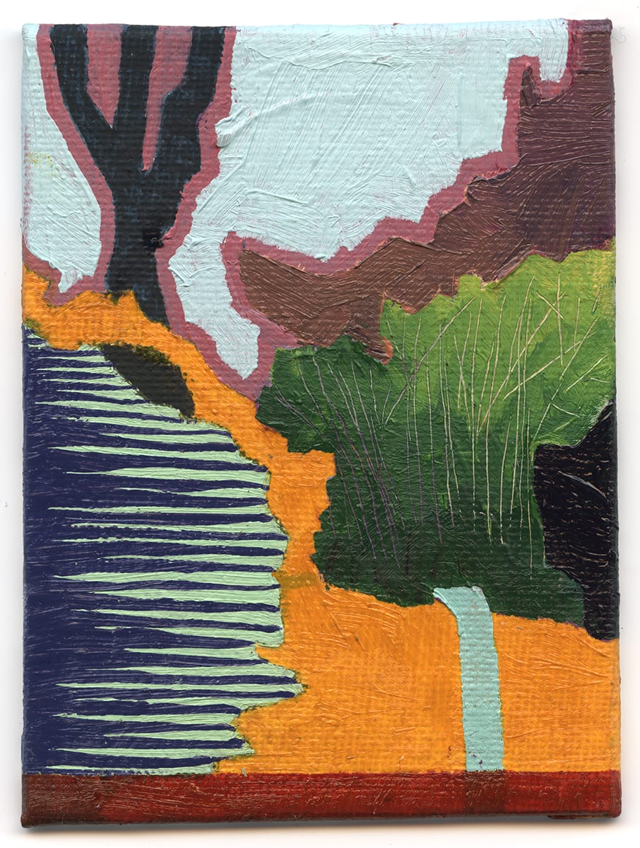 Abstract Fantasy Landscape study VII by Jen Chau, Image 1.