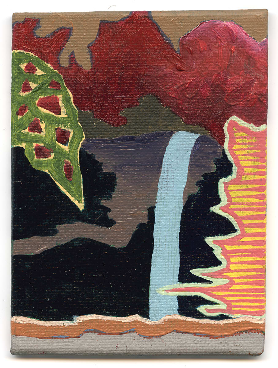 Abstract Fantasy Landscape study VI by Jen Chau, Image 1.