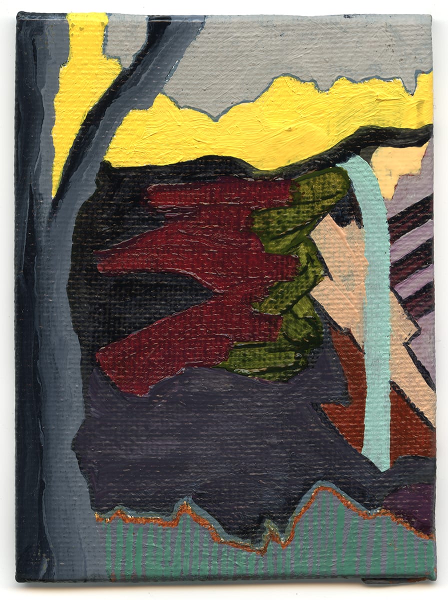 Abstract Fantasy Landscape study V by Jen Chau, Image 1.