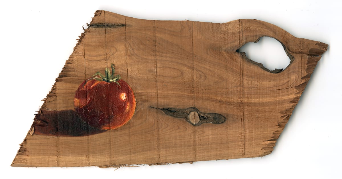 Tomato On Wood by Jen Chau 