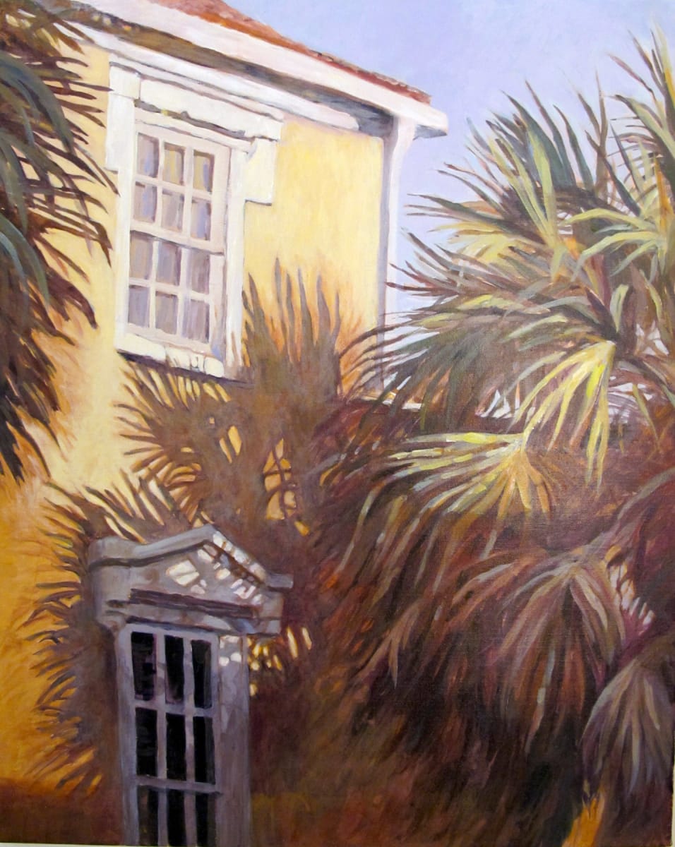 Charleston Series - Charleston Palm Shadows by Jann Pollard  Image: Charleston Palm Shadows