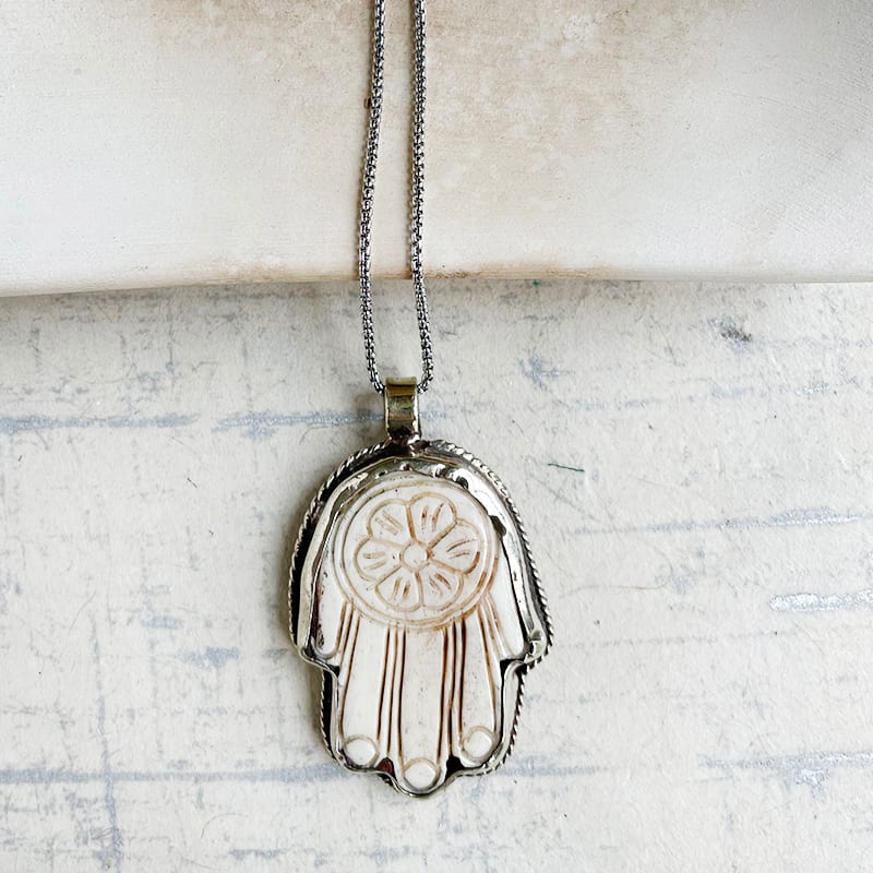 Hand Of Protection Necklace by Kayte Price 