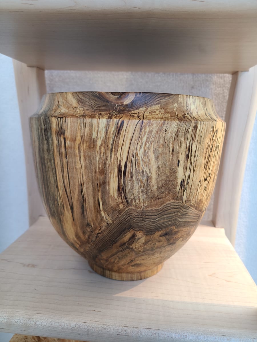 Spalted Maple / Open Form #047 by Bill Neville  Image: Case 3
