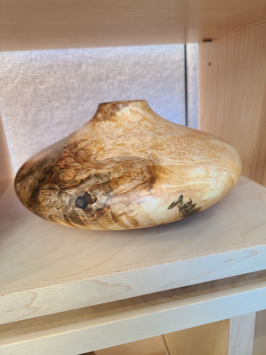 Maple Burl / Closed Form #029 by Bill Neville  Image: Case 1
