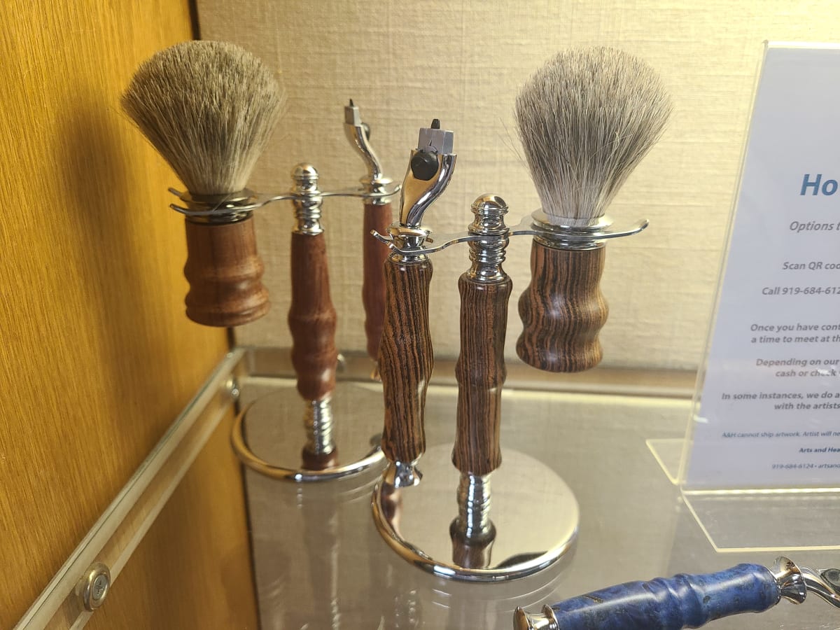 Turned Razor Set by Jeff Poland Winterfest 2022 