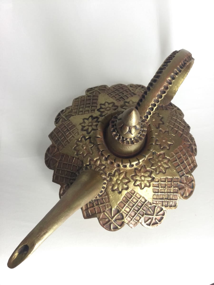 Gold Ornate Teapot by Sylvia "Skip" Cunningham 