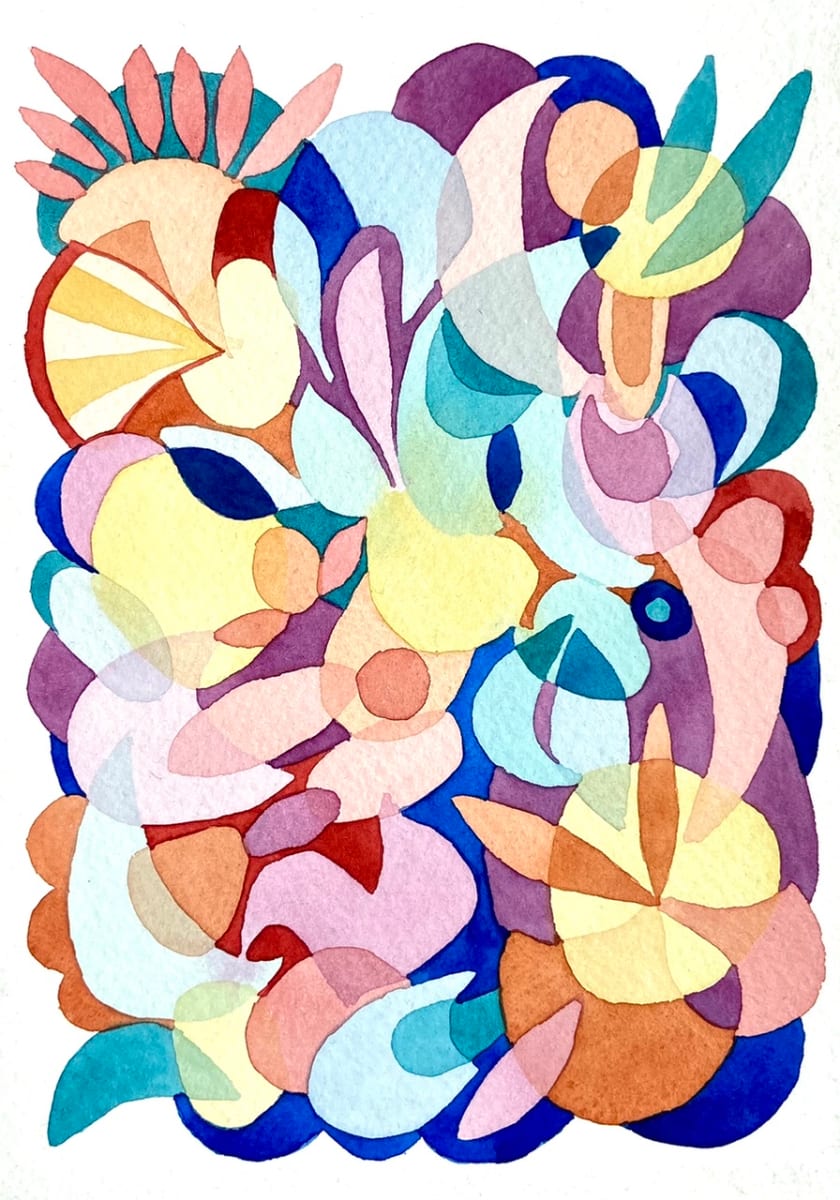 Beach Umbrella by Vanessa Cline Fuchs 