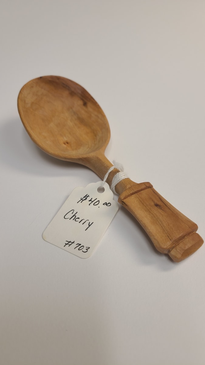 Cherry Wood Scoop #703 by Tad Kepley 