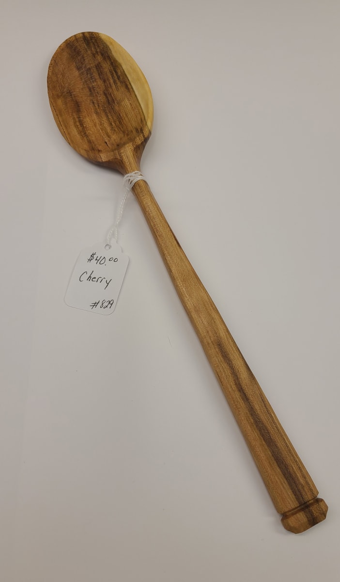 Cherry Wood Cooking Spoon #829 by Tad Kepley 