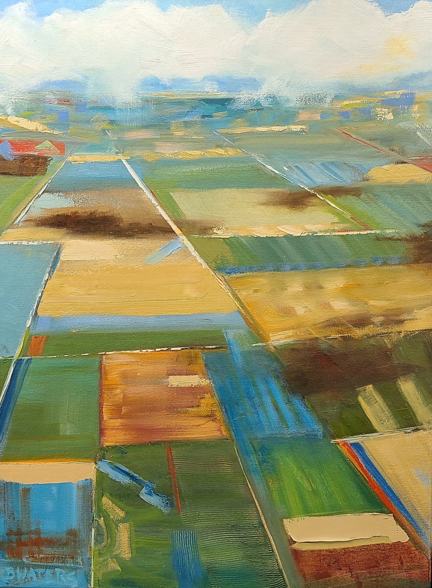 Aerial Perspective - Wheels Down for Landing by Bennett Waters 