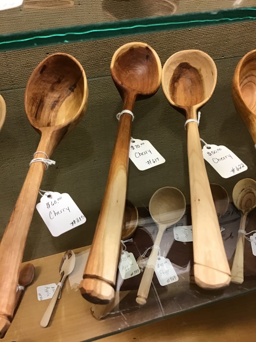 Cherry Wood Cooking Spoon #617 by Tad Kepley 