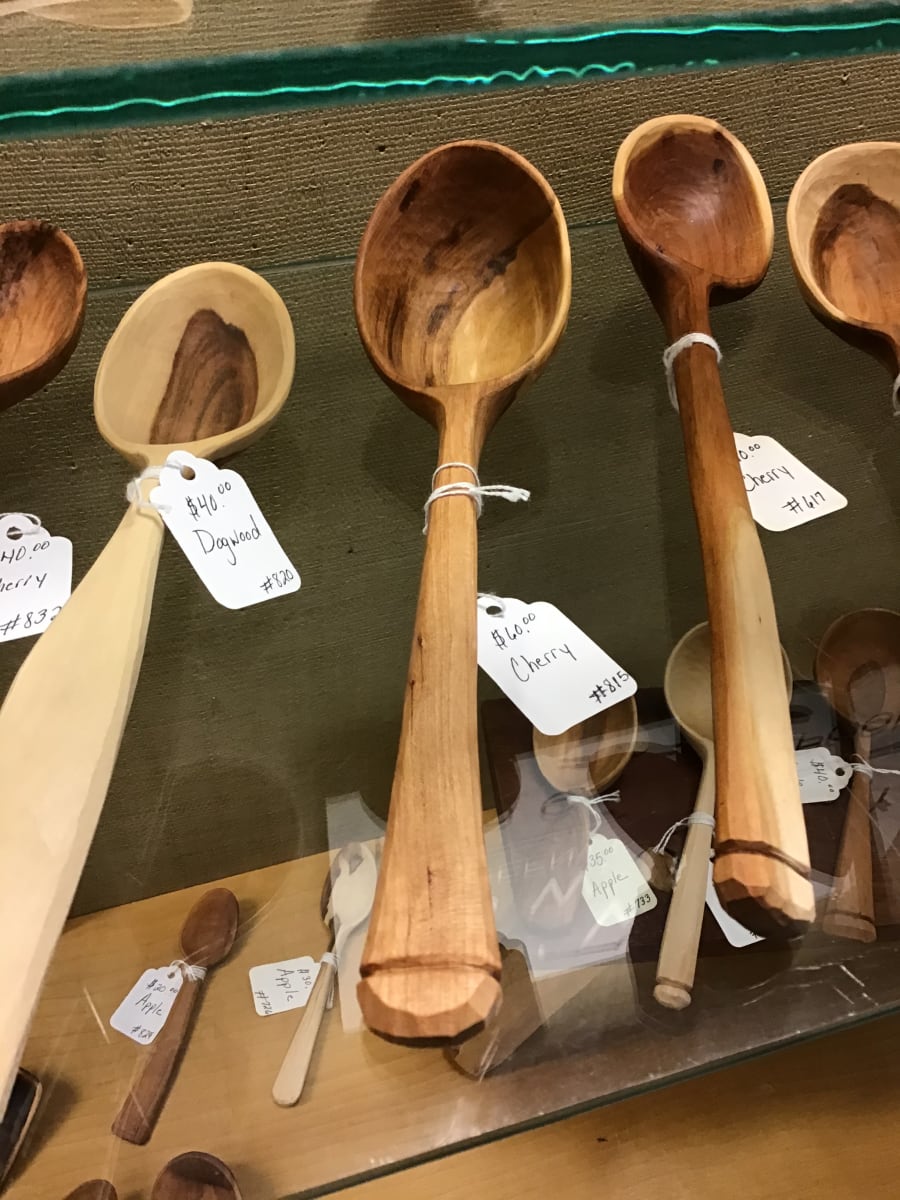 Cherry Wood Cooking Spoon #815 by Tad Kepley 