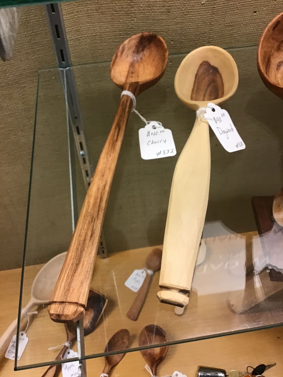 Cherry Wood Cooking Spoon #832 - SOLD by Tad Kepley 