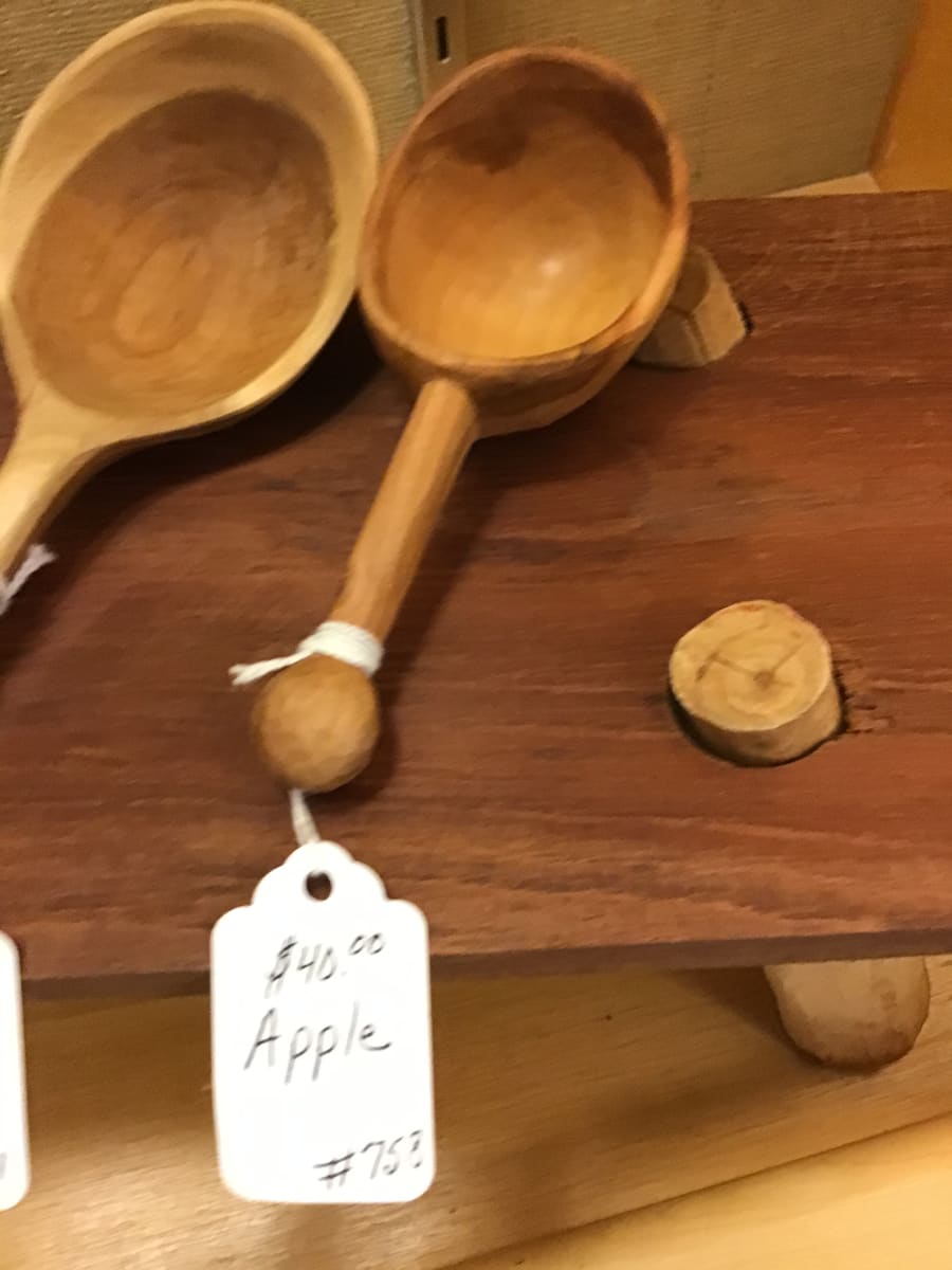 Apple Wood Scoop #758 - SOLD by Tad Kepley 