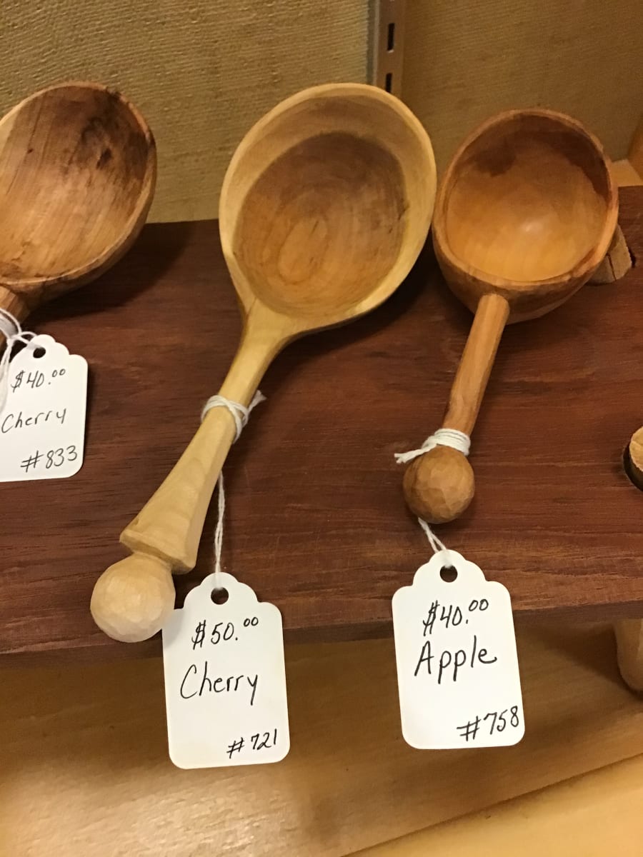 Cherry Wood Spoon #721 by Tad Kepley 