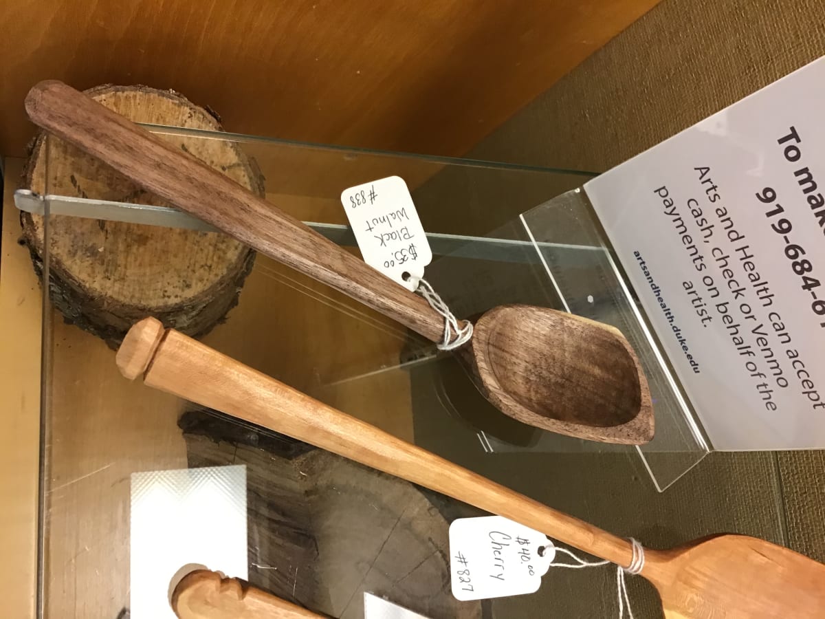 Black Walnut Cooking Spoon #838 by Tad Kepley 