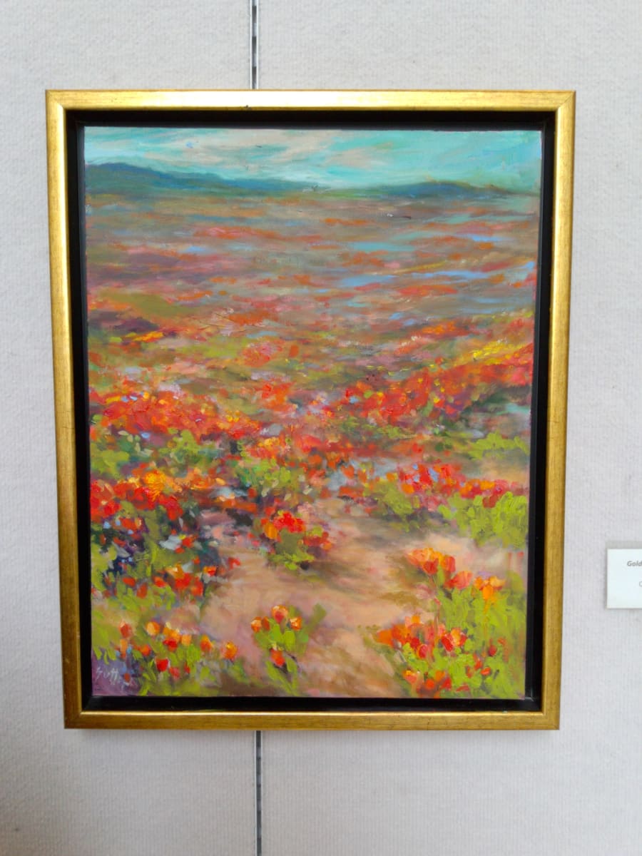 Golden Poppies Vista by Sally Sutton 