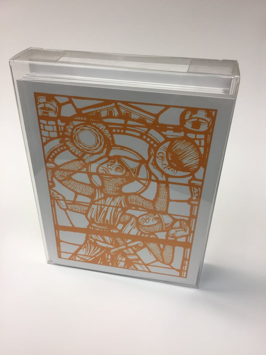 Arts and Health - Duke Chapel Stained Glass Windows - 8 Pack Note Cards by Arts and Health at Duke  Image: Variety Pack - 8 cards with envelopes - 4 Color